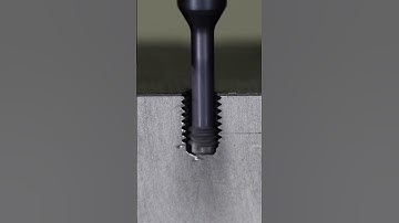 Wonderful tools! Threading, drilling and chamfering 3 in 1 #tekhnik #cncmachine #cncmilling #machine