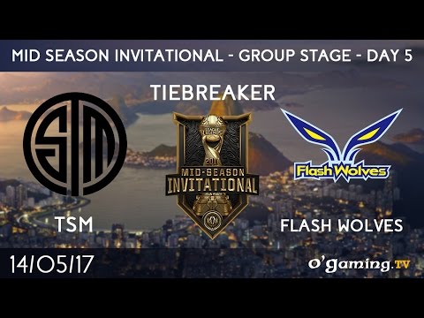 TSM vs Flash Wolves - 2017 Mid-Season Invitational - Group Stage Day 5 - League of Legends
