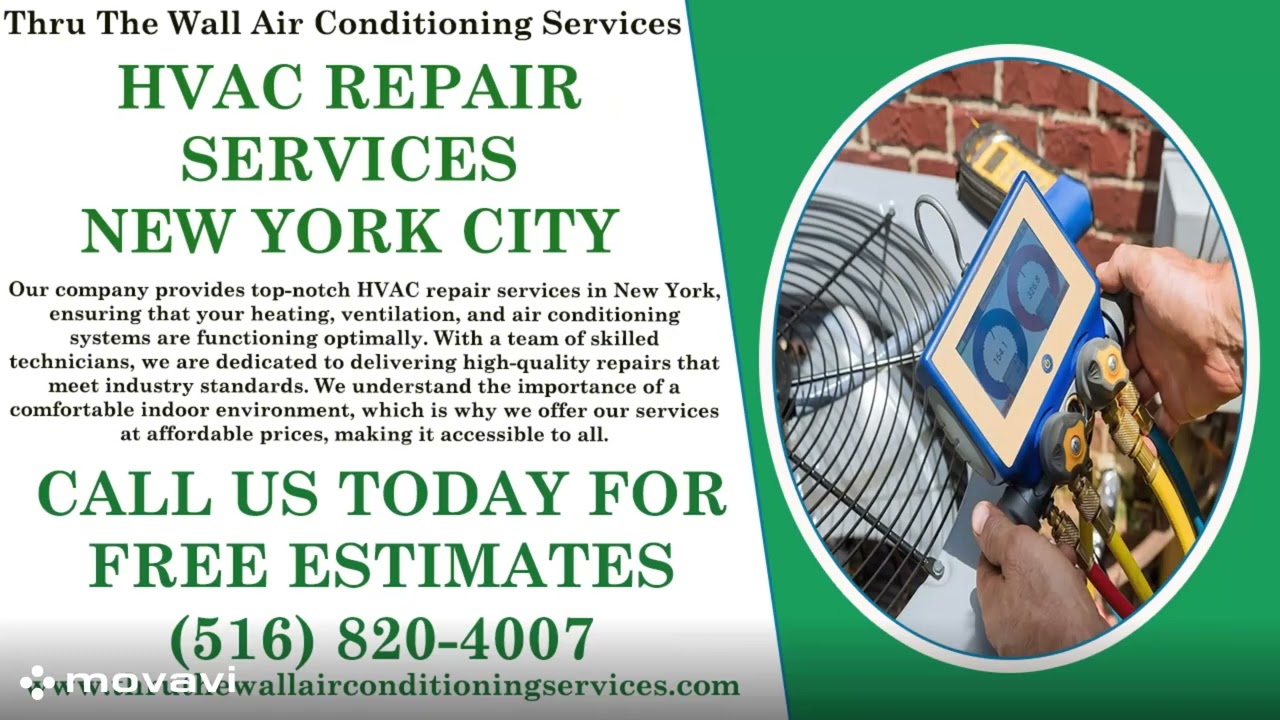 Thru The Wall Air Conditioning Services | Air Duct Cleaning | Repair | AC installation | New York