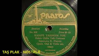 Soultana K. Poulou - Kadife Yastığım Yok - 1926 Resimi