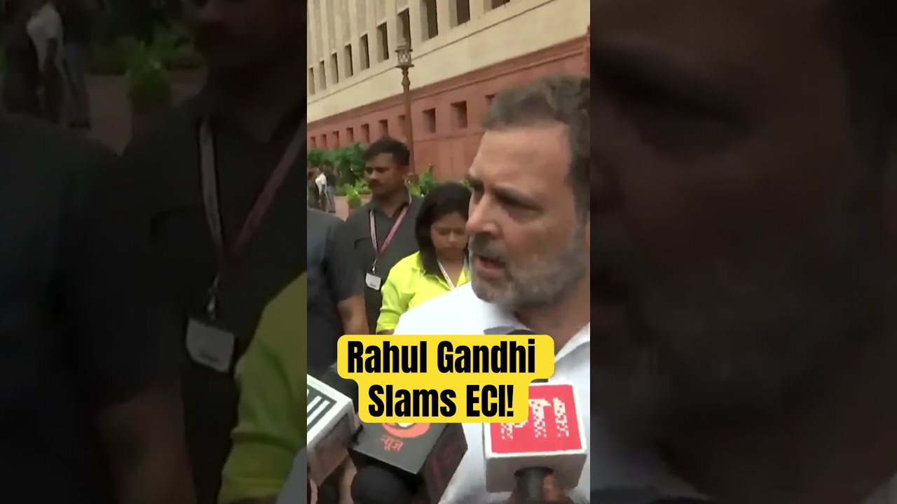  Data Phatega Rahul Gandhi Slams ECI Modi Eci Shorts Rahulgandhi