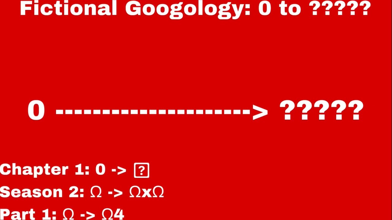 Fictional Googology: 0 to ????? [Chapter 1 | Season 2 | Part 1 ...