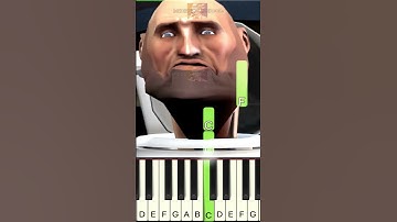 tf2 but it meme 5 - Piano Tutorial @mediexcalibur2012shorts