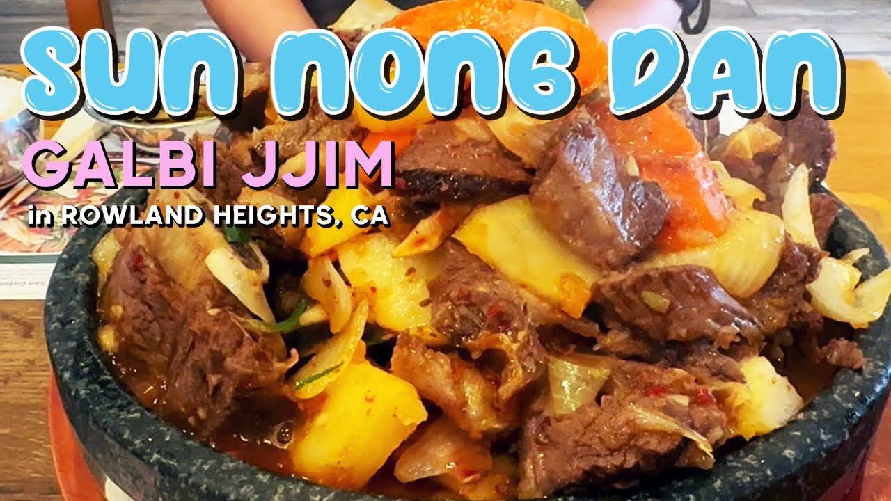 Sun Nong Dan The Best Galbi Jjim, Korean Braised Beef Ribs in Rowland