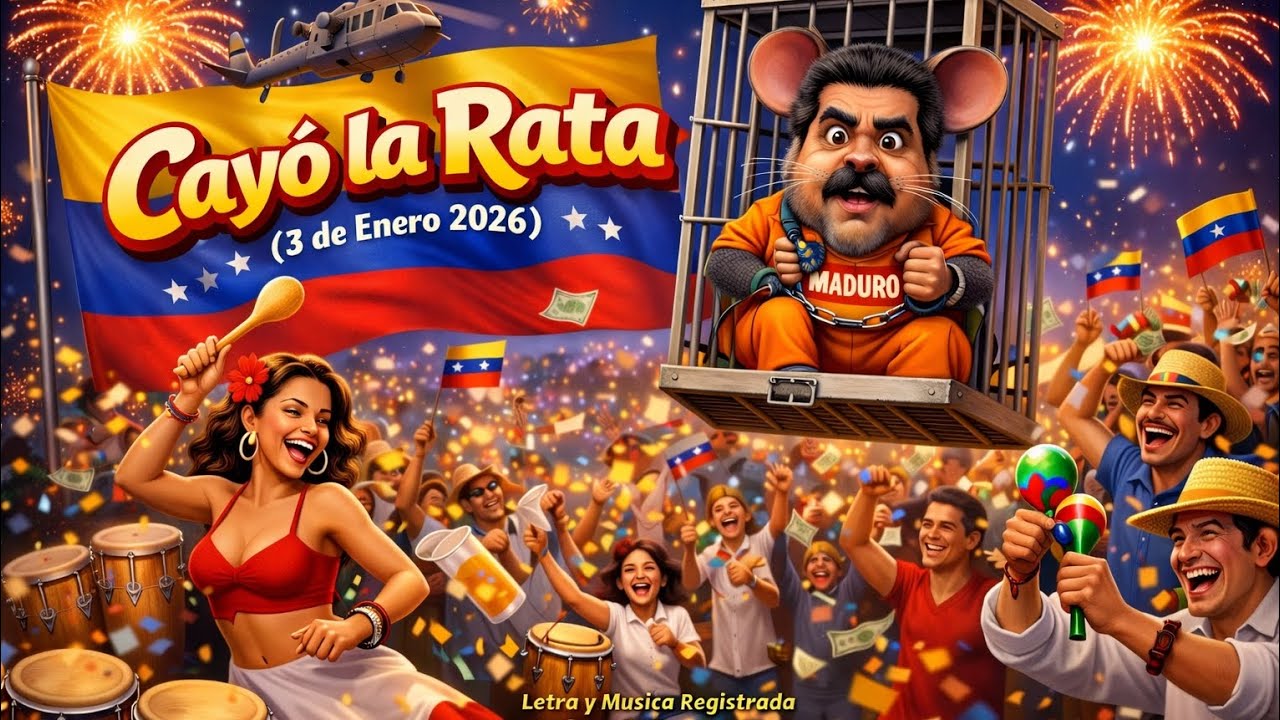 CAYÓ LA RATA (SON)VIVA VENEZUELA. 