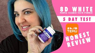 Ceyecr 8D White Purple Teeth Whitening Powder | 5 Day Test & Honest Review | Before & After Results
