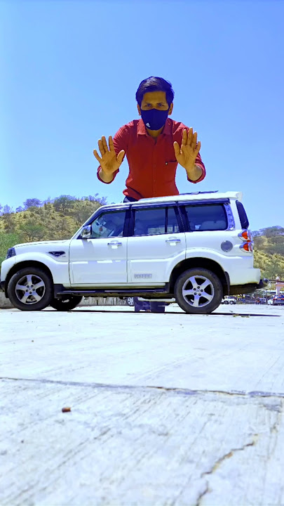 scorpio s11 jumping 🛼 vfx magic video viral kinemaster editing 11 second #vfx #magic #jcb #scorpio