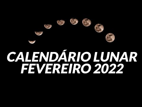 Vídeo: Calendário lunar de saúde para fevereiro de 2021