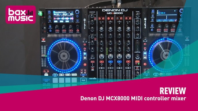 Denon DJ MCX8000 Controlador Serato DJ Y Engine Revisión Y Video -  DjTechZone