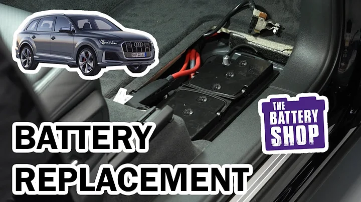 Audi Q7 (2016-present) - New Battery Install [passenger footwell] & Registration