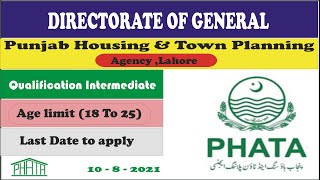 Punjab housing and town planning agency jobs 2021 I New jobs in phata 2021