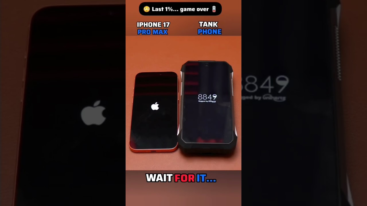 😳⚡ iPHONE 17 PRO MAX vs TANK PHONE BOOT-UP TEST!! 😳⚡