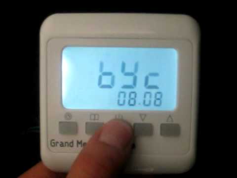 C08 Programming Heating Thermostat    -  4