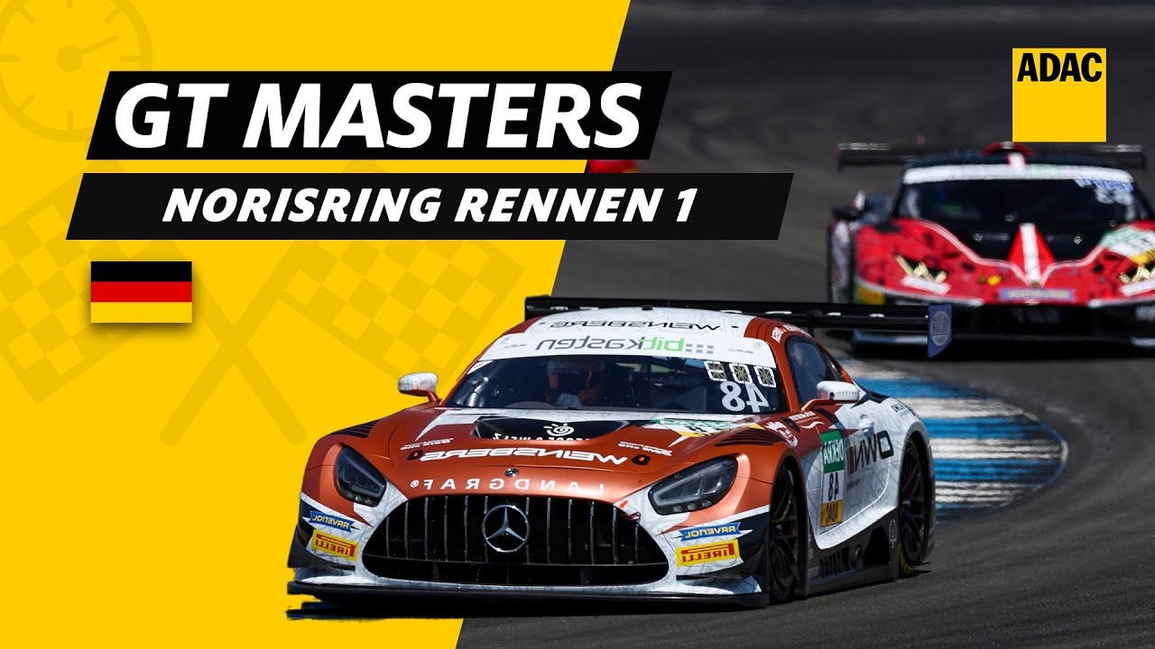 ADAC GT Masters Norisring 2023 Re-Live Rennen 1 ADAC Motorsports Deutsch