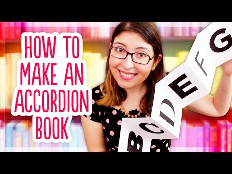 How to Make an Accordion Book | Bookbinding Tutorial by @karenkavett