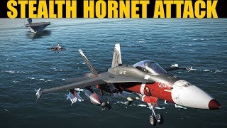 Red Hornet Stealth Attack On Multiple Blue Sites | DCS WORLD screenshot 2