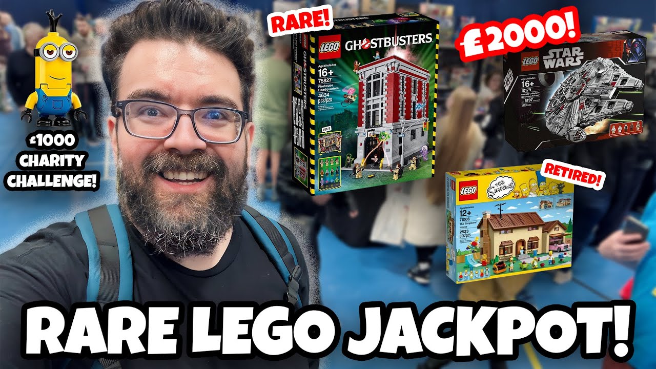 £2000 LEGO Millennium Falcon?! INSANE Rare Finds at National Brick Events!