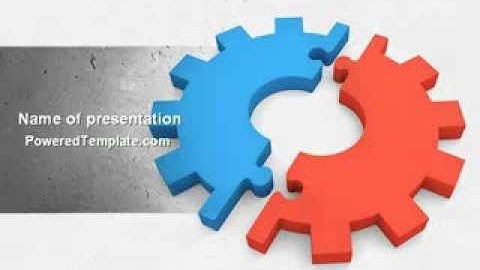 Assembling PowerPoint Template by PoweredTemplate.com