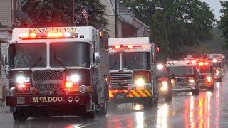 McAdoo Fire Company 2023 Block Party Lights & Sirens Fire Truck Parade