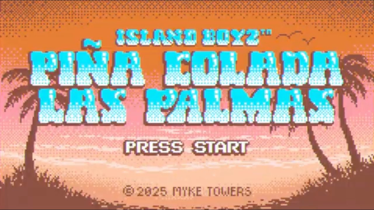 Myke Towers - PIÑA COLADA / LAS PALMAS (Visualizer)