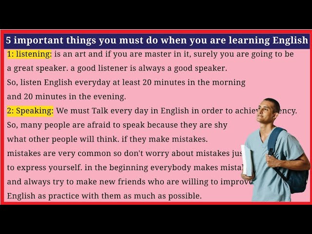 The Importance of Making Mistakes When Learning English