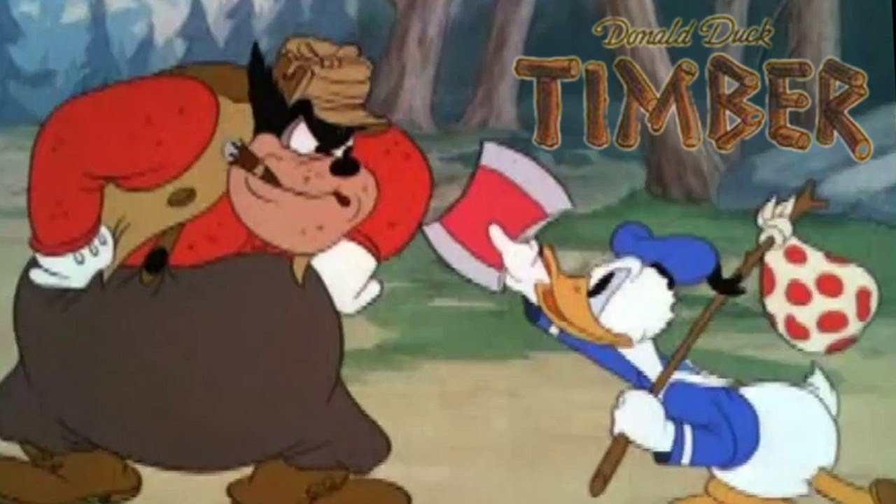 Timber 1941 Disney Donald Duck Cartoon Short Film