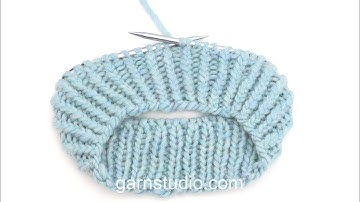 How to work knit 1 twisted, purl 1 (in the round) – Continental knitting style