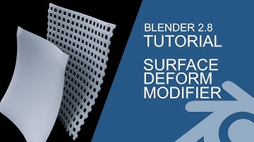 Blender 2.8 Tutorial: Surface Deform Modifier