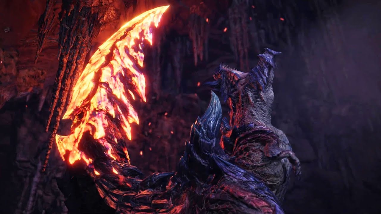 Monster Hunter World Iceborne Glavenus Boss Fight Solo Longsword YouTube