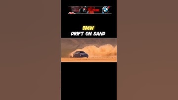 BMW Drift in Desert Sand 🌪️🔥 #BMW #bmw #drift #automobile