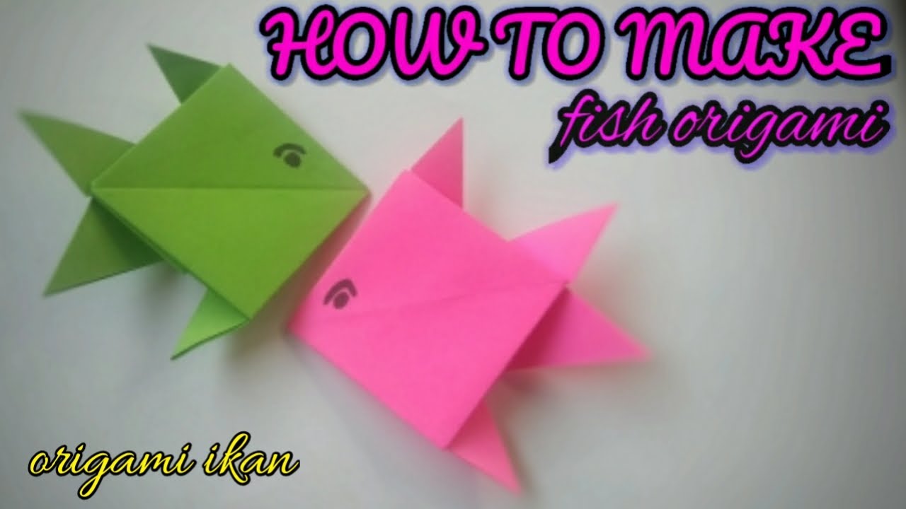  cara  membuat  origami  ikan  yang mudah dan simpel YouTube