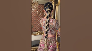 Beautiful Rajesthani Braid hairstyle #accessories #hairstyle #hairtutorial #braids #hairaccessories