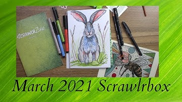 ScrawlrBox March 2021 -  Unbox & CREATE