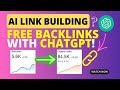 Chatgpt free backlinks how i create seo backlinks ai link building