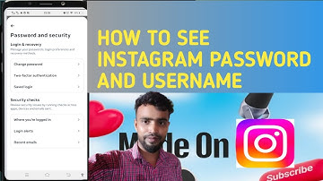 How to see  Instagram password and username | English tutorial