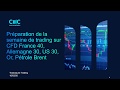 Préparation de la semaine de trading sur CFD CAC40, DAX30, DJ30, Pétrole Brent et Or (16/03/20)