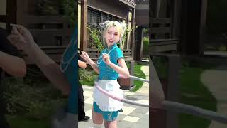 miaomiao（喵喵）Hula hoop girl!#Chinesegirl #frp #beautiful #viral#qipao#旗袍