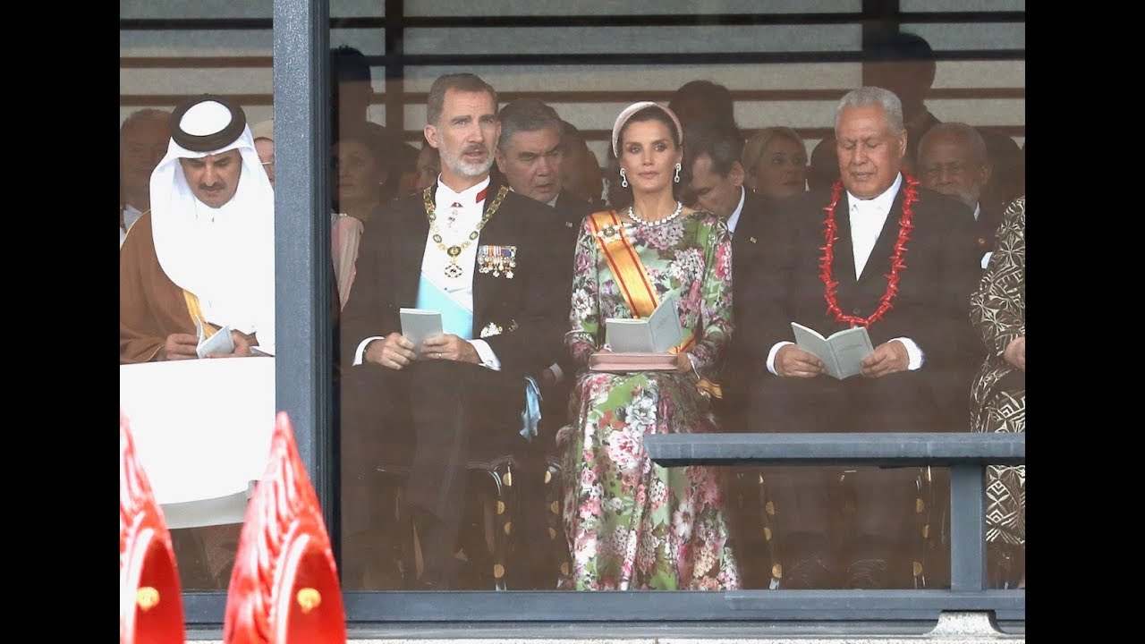 SS.MM. los Reyes asistieron a la entronización del Emperador Naruhito