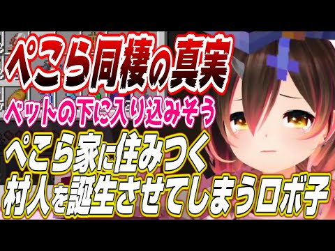 【ホロライブ切り抜き】ぺこーら同棲事件の真実!?すべてはここから始まった!!【ロボ子/兎田ぺこら】