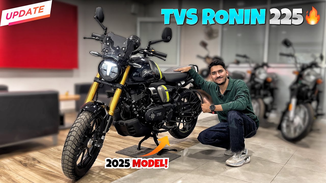 2025 TVS Ronin 225 Midnight Blue - New Features, Mileage, On Road Price @BikesHunt