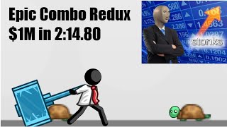 Epic Combo Redux $1M Speedrun in 2:14.80 IGT