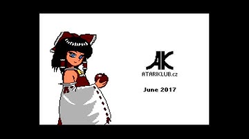 MiSTer (FPGA) Atari 800XL: Bad Apple Demo With Scan Lines (NTSC)