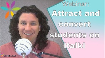 How to Get More Students on italki Webinar
