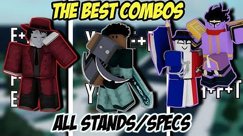 The BEST COMBOS for EVERY Stand/Spec | A Bizarre World Rewrite