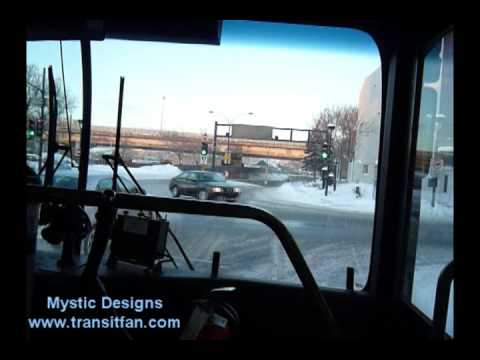 Winter Afternoon Ride with Montreal Bus #11-035