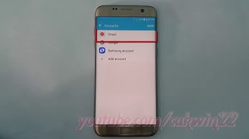 Samsung Galaxy S7 Edge : How to Remove Email Account (Android Marshmallow)