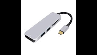Insten 20′ High Speed HDMI Cable with Ethernet (version 1.4) Beeasy Type C Hub Adapter with HDMI Port 4K Video,2 USB 3 0 Ports,SD & Micro SD Card Reader