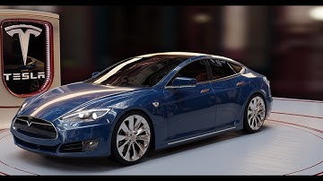 Blender Tesla Model S