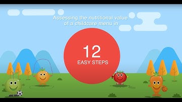 Assessing the nutritional value of a childcare menu