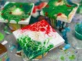 Acrylic Pour Painting: MORE Great Holiday Gift Ideas Tiny Arteza Canvases Christmas Colors